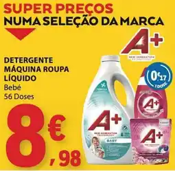 E.Leclerc Detergente máquina roupa líquido bebé a+ promoção
