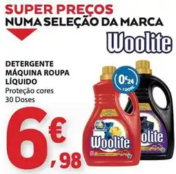 E.Leclerc detergente máquina roupa líquido woolite promoção