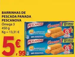 E.Leclerc Barrinhas de pescada panada pescanova promoção