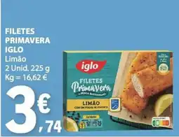 E.Leclerc filetes primavera iglo limão promoção