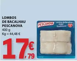 E.Leclerc lombos de bacalhau pescanova promoção