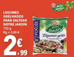 E.Leclerc legumes grelhados para saltear notre jardin promoção
