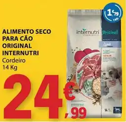 E.Leclerc alimento seco para cão original internutri cordeiro promoção