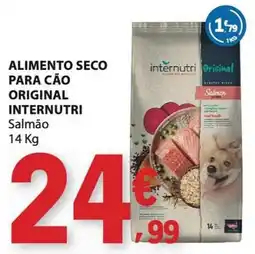 E.Leclerc alimento seco para cão original internutri salmão promoção