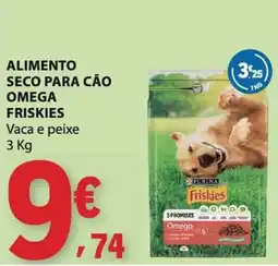 E.Leclerc Alimento seco para cão omega friskies vaca e peixe promoção