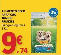 E.Leclerc alimento seco para cão junior friskies promoção