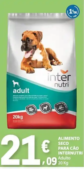 E.Leclerc alimento seco para cão internutri adulto promoção