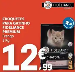 E.Leclerc Croquetes para gatinho fidélance premium promoção