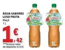 E.Leclerc Água sabores luso fruta maçã promoção
