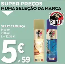 E.Leclerc Spray camurça incolor buffalo promoção