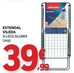 E.Leclerc estendal vileda x-legs alumix promoção