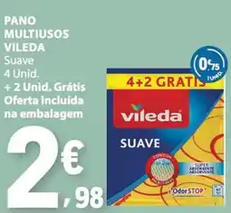 E.Leclerc Pano multiusos vileda suave promoção