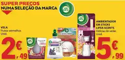 E.Leclerc Air Wick Vela Frutos vermelhos promoção