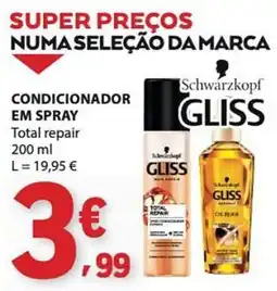 E.Leclerc condicionador em spray total repair promoção