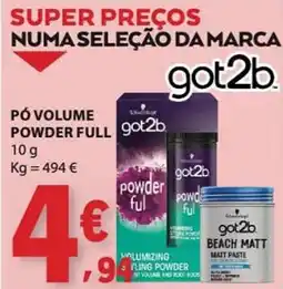E.Leclerc got2b pó volume powder full promoção