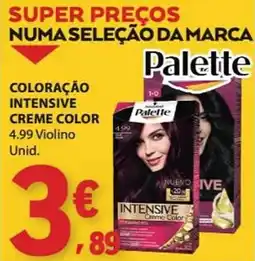 E.Leclerc palette coloração intensive creme color promoção