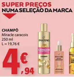E.Leclerc Pantene champô miracle caracóis promoção