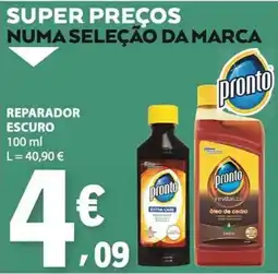 E.Leclerc pronto reparador escuro promoção
