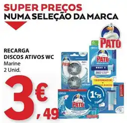 E.Leclerc recarga discos ativos wc marine pato promoção