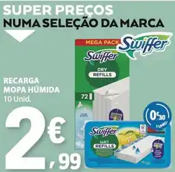 E.Leclerc recarga mopa húmida swiffer promoção