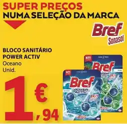 E.Leclerc bloco sanitário power activ ocean promoção
