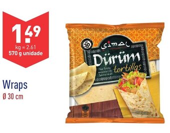 ALDI Wraps 570g promoção