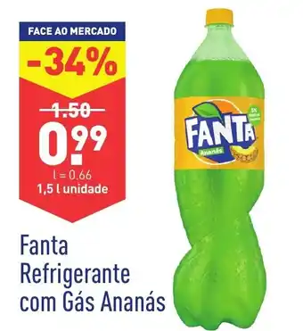 ALDI Fanta Refrigerante com Gás Ananás 1,5L promoção