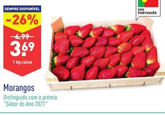 ALDI Morangos 1kg promoção