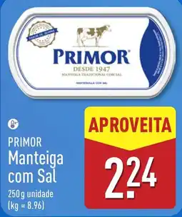 ALDI Primor manteiga com sal promoção