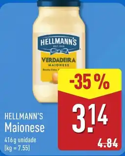 ALDI Hellmann's maionese promoção