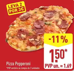 ALDI Pizza Pepperoni promoção