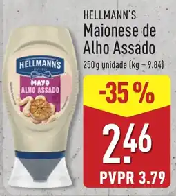 ALDI Hellmann's maionese de alho assado promoção