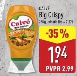 ALDI Calvé big crispy promoção