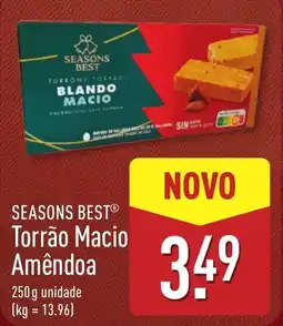 ALDI seasons best torrão macio amêndoa promoção