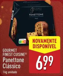 ALDI Gourmet finest cuisine panettone clássico promoção
