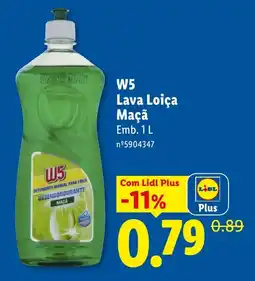 Lidl W5 Lava Loiça Maçã promoção