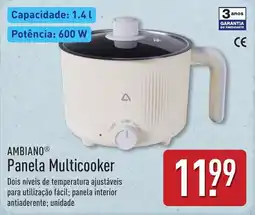 ALDI Panela multicooker ambiano promoção