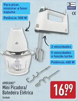 ALDI Ambiano mini picadora/batedeira elétrica promoção