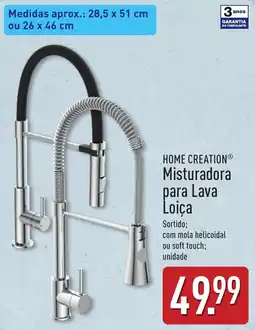 ALDI home creation misturadora para lava loiça promoção