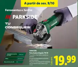 Lidl parkside rebarbadora angular 750 w promoção