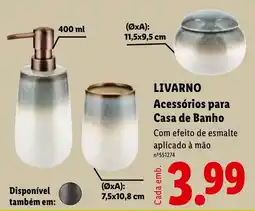 Lidl Livarino acessórios para casa de banho promoção