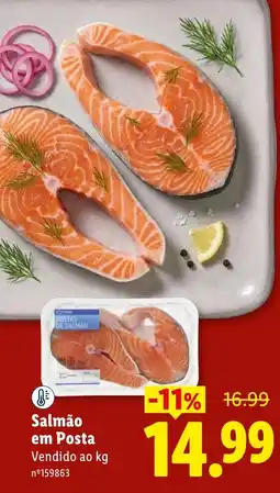 Lidl Salmão em Posta promoção
