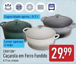 ALDI Caçarola em Ferro Fundido promoção