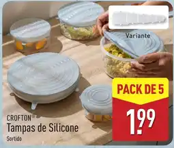 ALDI Crofton tampas de silicone sortido promoção