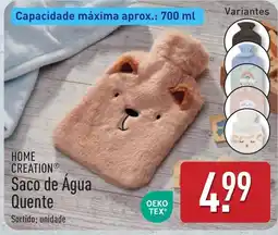 ALDI Home creation saco de água quente promoção