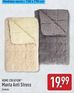 ALDI Home creation manta anti stress promoção