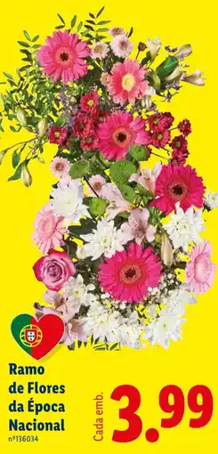 Lidl Ramo de Flores da Época Nacional promoção