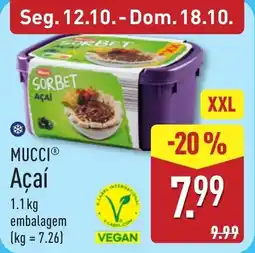 ALDI Mucci Açaí promoção