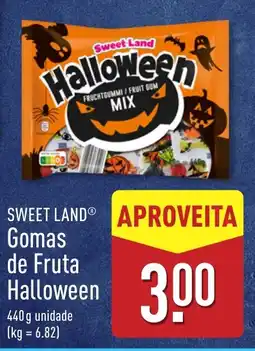 ALDI Sweet Land Gomas de Fruta Halloween promoção