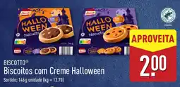 ALDI Biscotto Biscoitos com Creme Halloween promoção